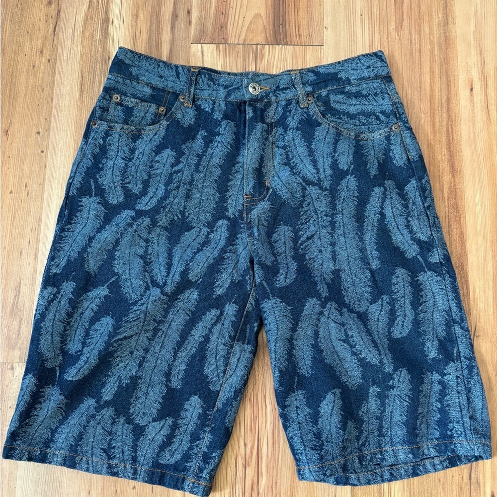 Kapital Denim Magpie Feather Jorts